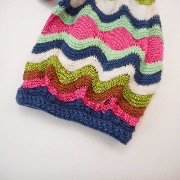 M Missoni Womens Colorful Zig Zag Pattern Long Sleeve Sweater sz 40 US S [HOLES] - Picture 10 of 14